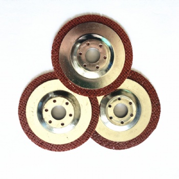 90mm T27 fiberglass backing pad with metal cover for making flap disc red green color avaliable